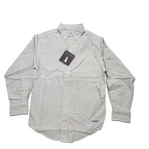 Daniel Cremieux Shirt Youth Boys Button-Up‎ Long Sleeve Blue Stripes